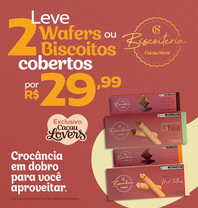 Promo&ccedil;&atilde;o Wafers e Biscoitos 