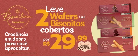 Promoção Wafers e Biscoitos