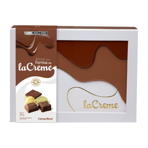 Caixa de Bombons e Tabletes laCreme Sortidos 260g