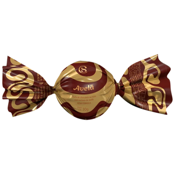Trufa de Chocolate ao Leite e Avel&atilde; 30g