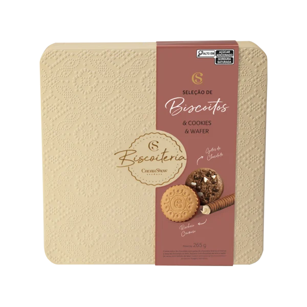 Lata de Biscoitos Tradicionais Sortidos 265g