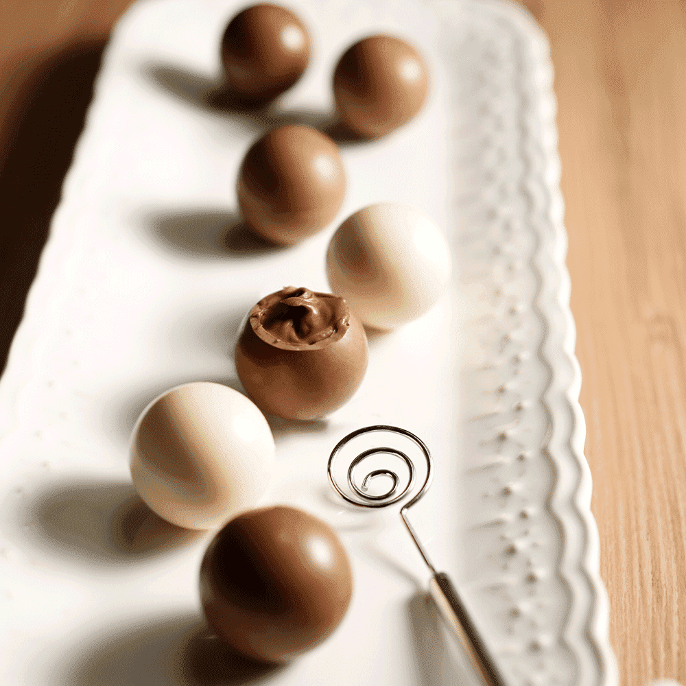Caixa de Trufas laCreme ao Leite e Branco 160g, , large. image number 1