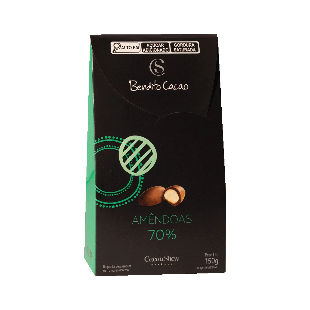 Drageado Bendito Cacao de Am&ecirc;ndoa 150g, , large. image number 0