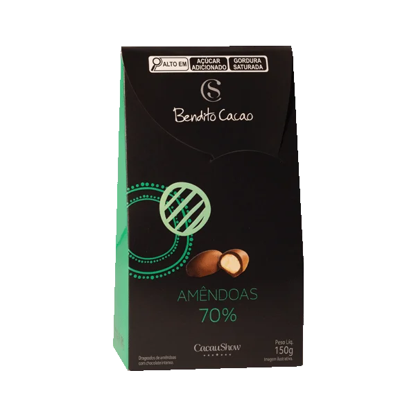 Drageado Bendito Cacao de Am&ecirc;ndoa 150g