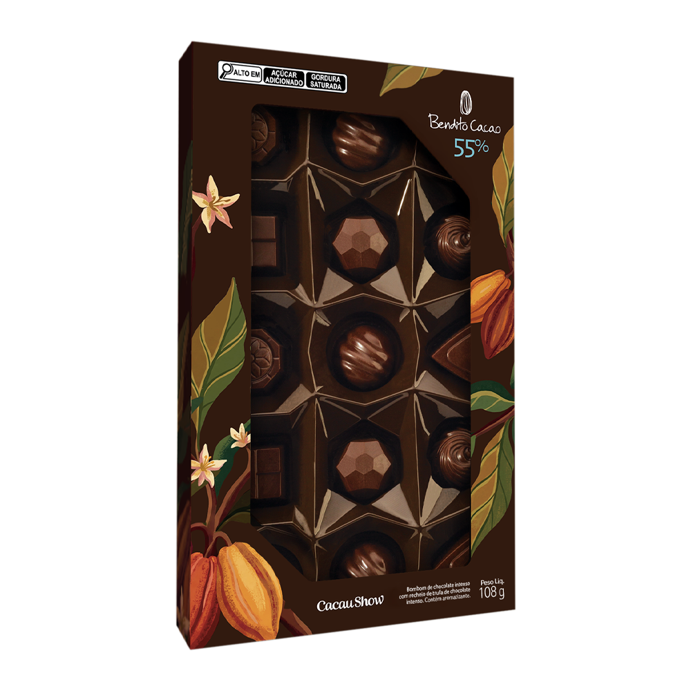 Caixa de Bombons Mini Show Bendito Cacao 108g, , large. image number 0