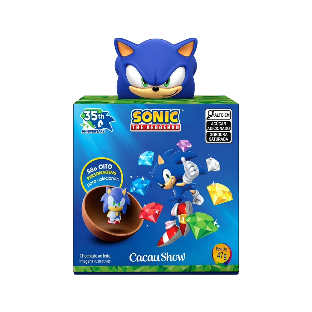 Caixa Surpresa do Sonic 47g, , large. image number 0