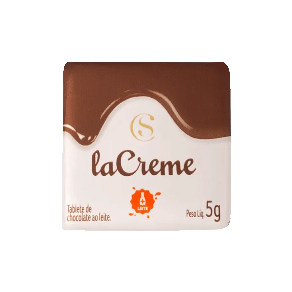 Tablete laCreme de Chocolate ao Leite 5g