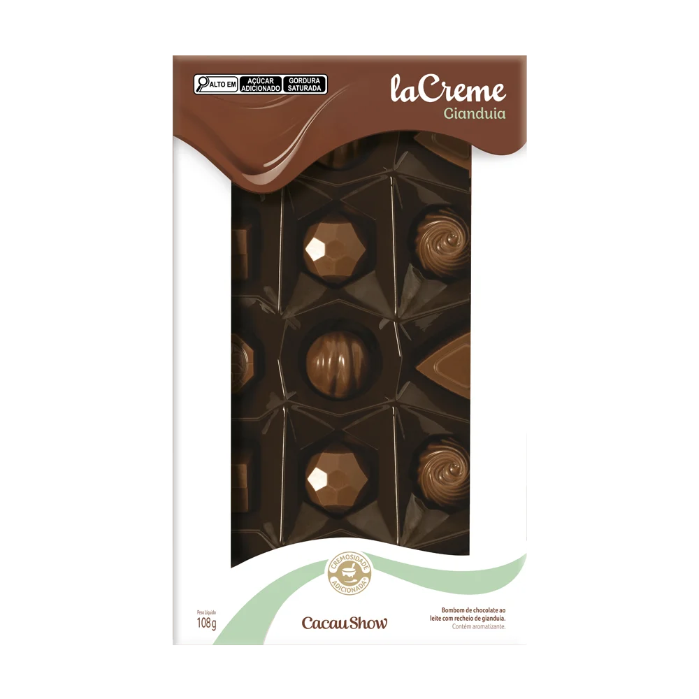 Caixa de Bombons laCreme Mini Show Gianduia 108g, , large. image number 0