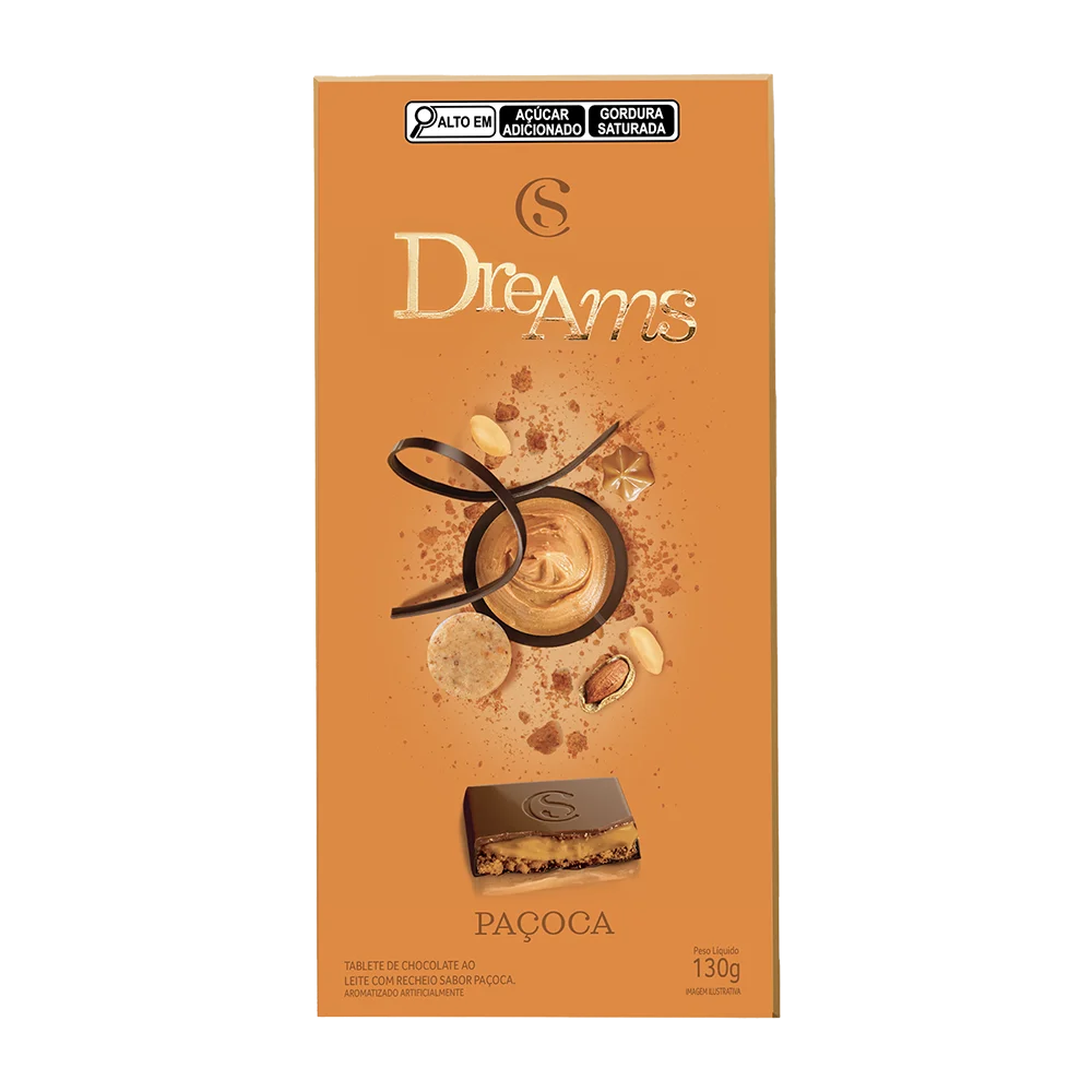 Tablete Dreams de Pa&ccedil;oca 130g, , large. image number 0