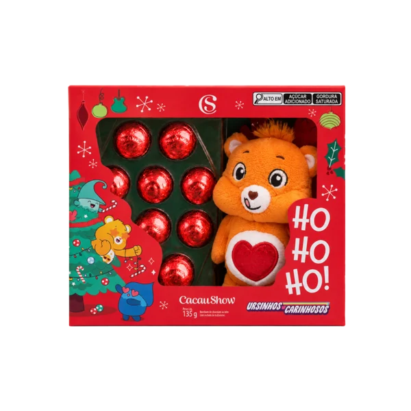 Caixa de Bombons Ursinhos Carinhosos Ursinho Amigo 135g