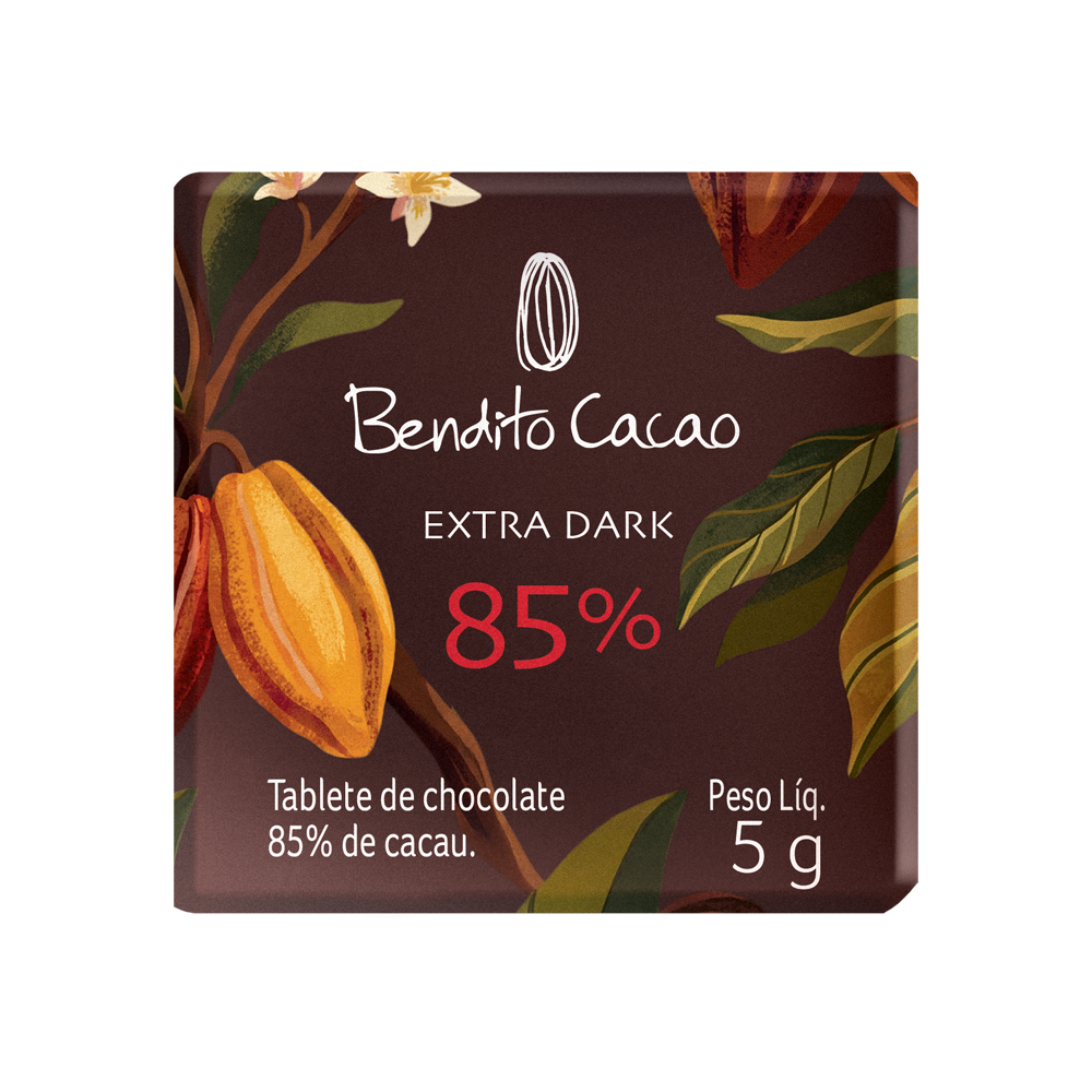 Tablete de Chocolate Intenso Bendito Cacao 85% 5g, , large. image number 0