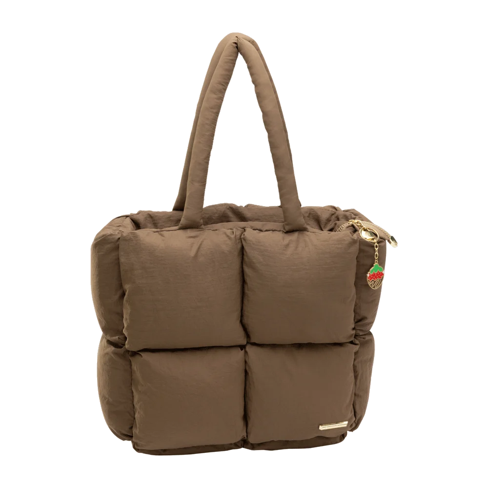 Bolsa Puffer Marrom Cacau Show, , large. image number 1