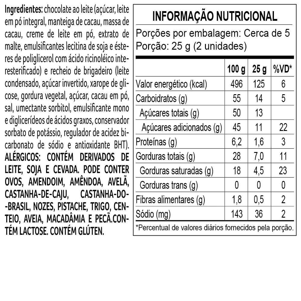 Cubo com Bombons de Chocolate ao Leite 130g, , large. image number 1