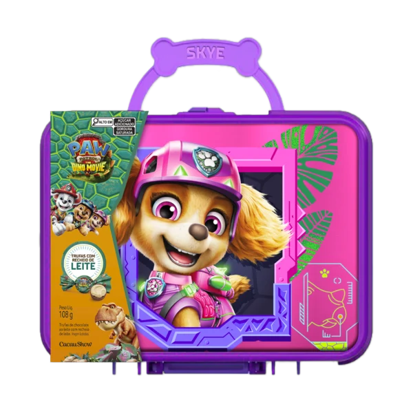 Maleta Patrulha Canina Skye com Trufas 108g
