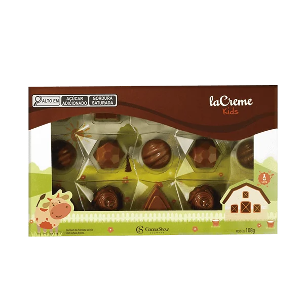 Caixa de Bombons laCreme Kids 108g