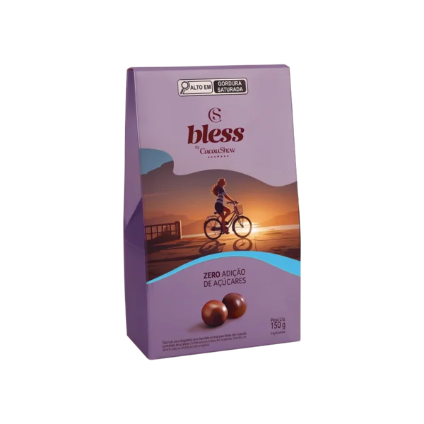 Drageado Bless Zero Adi&ccedil;&atilde;o de A&ccedil;&uacute;car ao Leite 150g