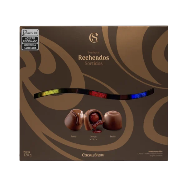 Caixa de Bombons Cl&aacute;ssicos Sortidos 120g