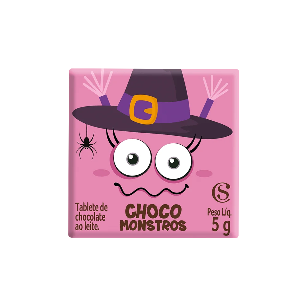 Tablete Halloween dos Chocomonstros Surpresa 5g, , large. image number 4