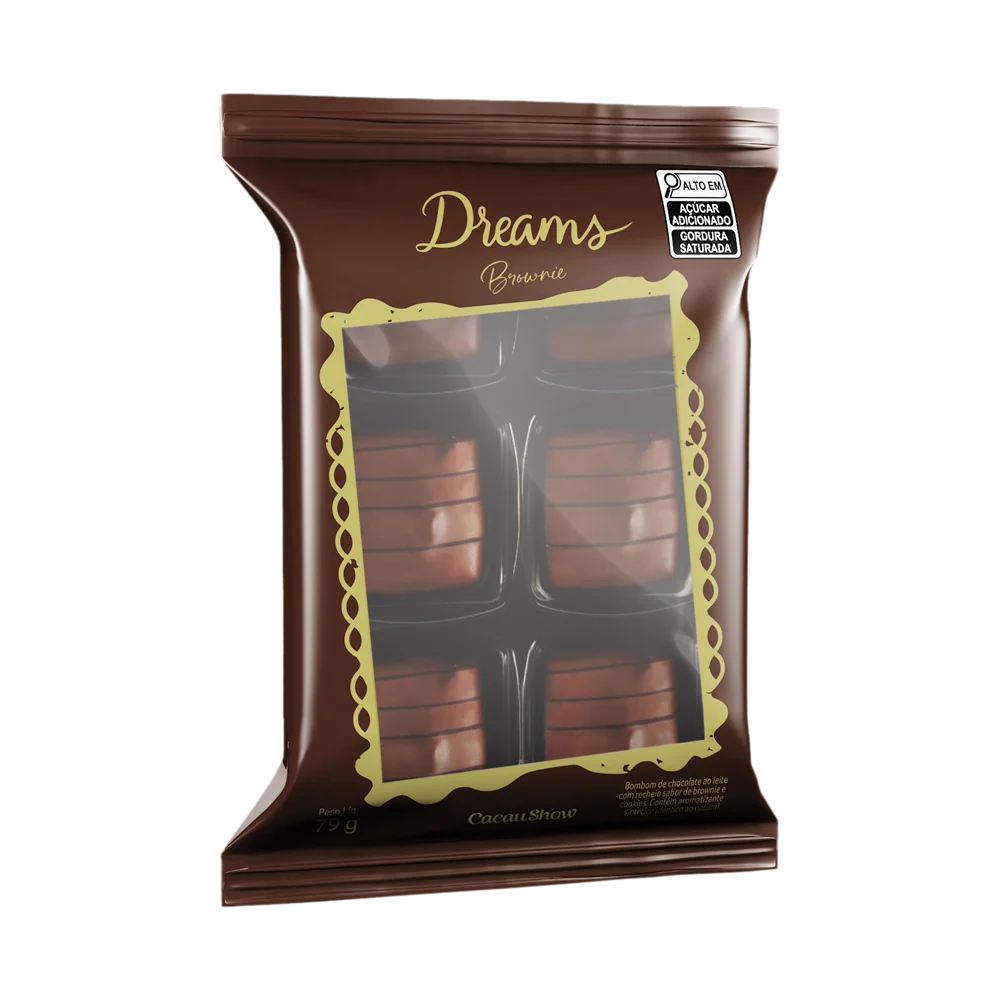 Bombons Dreams Brownie 79g, , large. image number 0