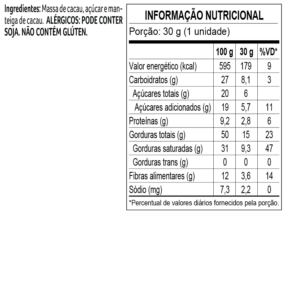 Caixa de Tabletes Intensos Bendito Cacao 90g, , large. image number 1