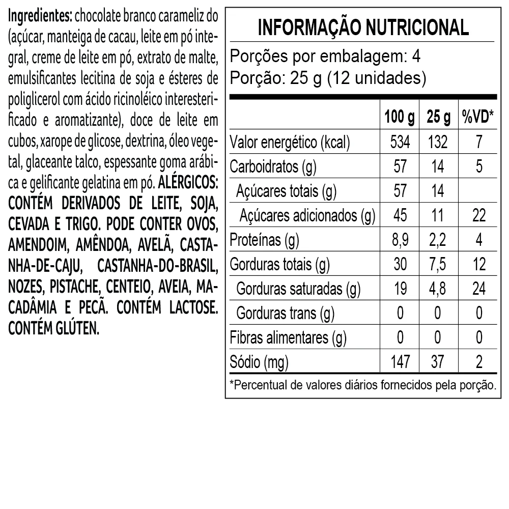 Drageado Bytes Doce de Leite Argentina 100g, , large. image number 2