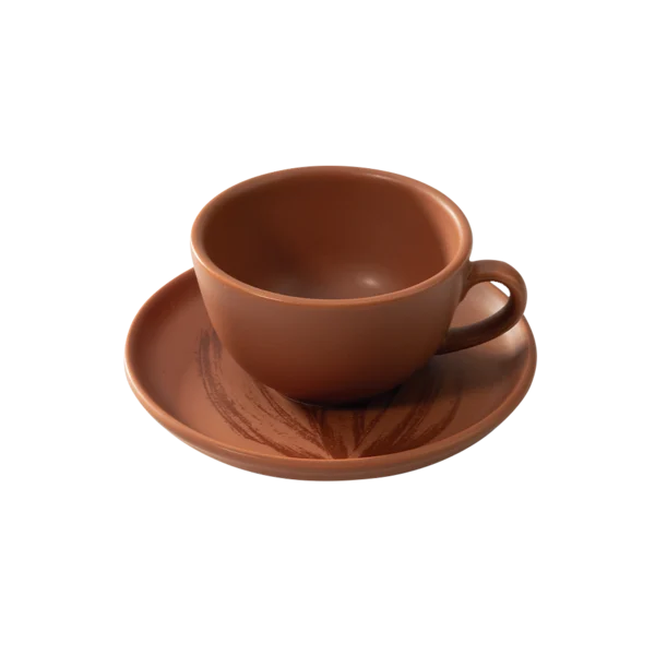 X&iacute;cara com Pires Terracota Bendito Cacao 200ml