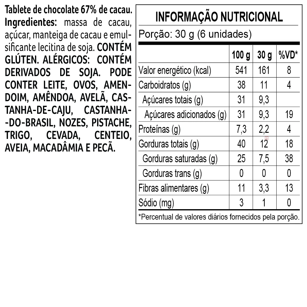 Caixa de Tabletes de Chocolate Intensidade 150g, , large. image number 3
