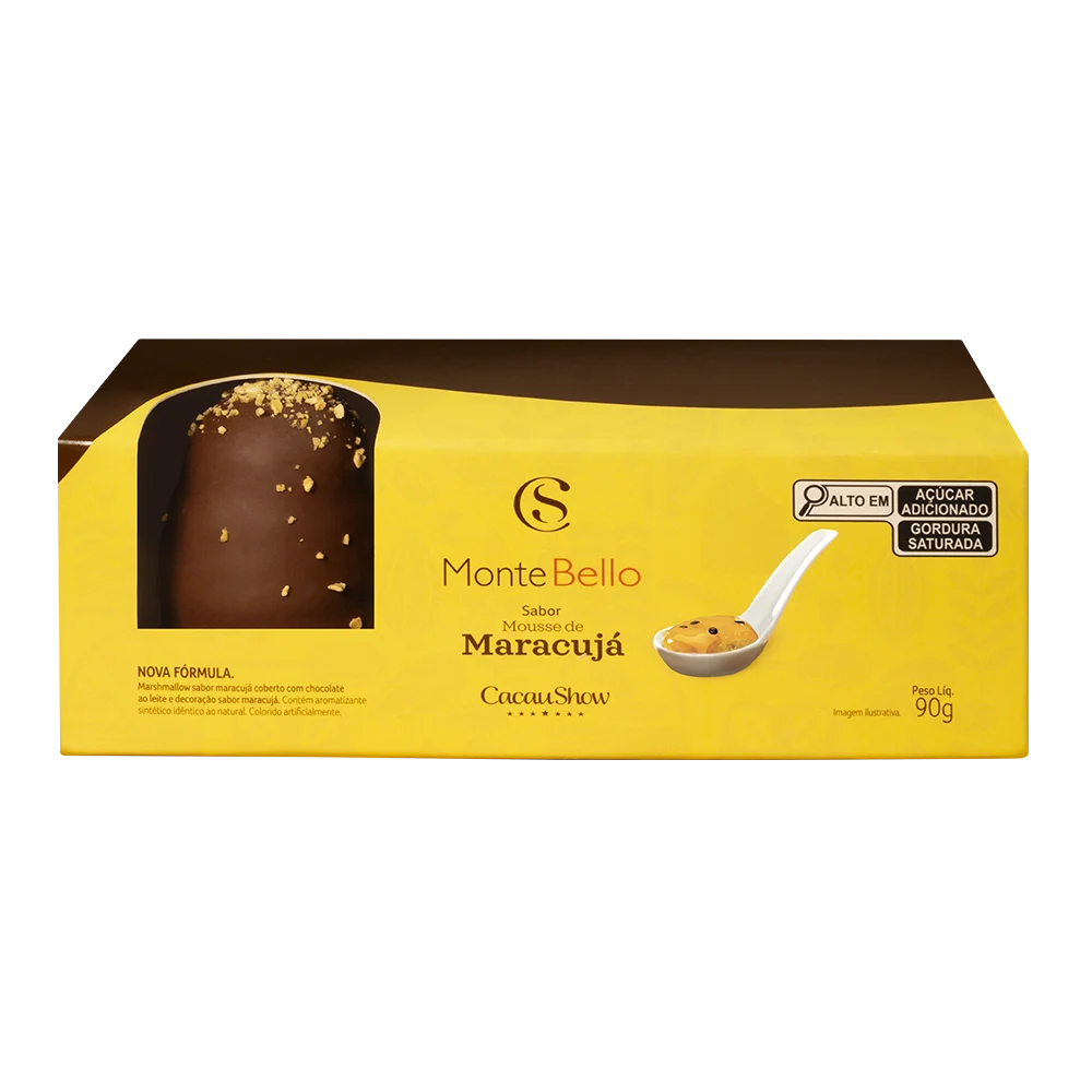 Marshmallow MonteBello Mousse de Maracuj&aacute; 90g, , large. image number 0
