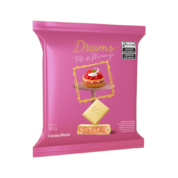 Tablete Dreams Torta de Morango 50g