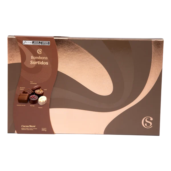Caixa de Bombons Sortidos Cacau Show G 300g