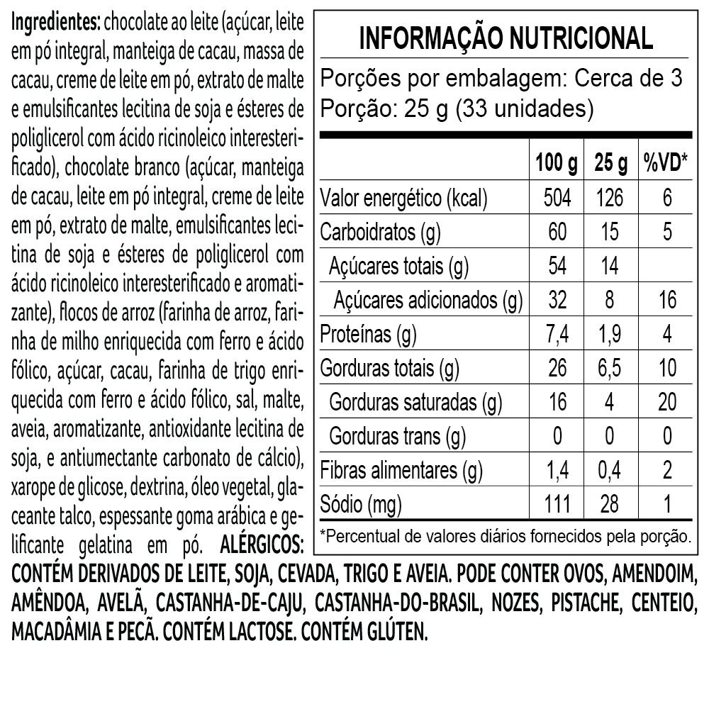 Mini Cubo com Drageados Mezzo 70g, , large. image number 1