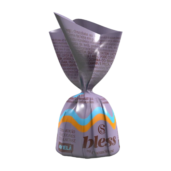 Bombom Bless Zero A&ccedil;&uacute;car e Zero Lactose de Chocolate com Avel&atilde; 13,5g