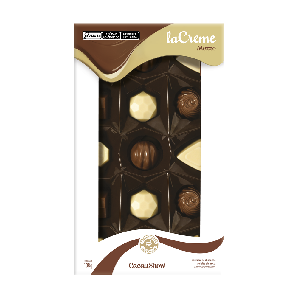Caixa de Bombons Mini Show laCreme Sortido 108g, , large. image number 0