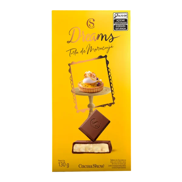 Tablete Dreams Torta de Maracuj&aacute; 130g