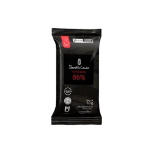 Tablete Bendito Cacao de Chocolate 86% Cacau 30g