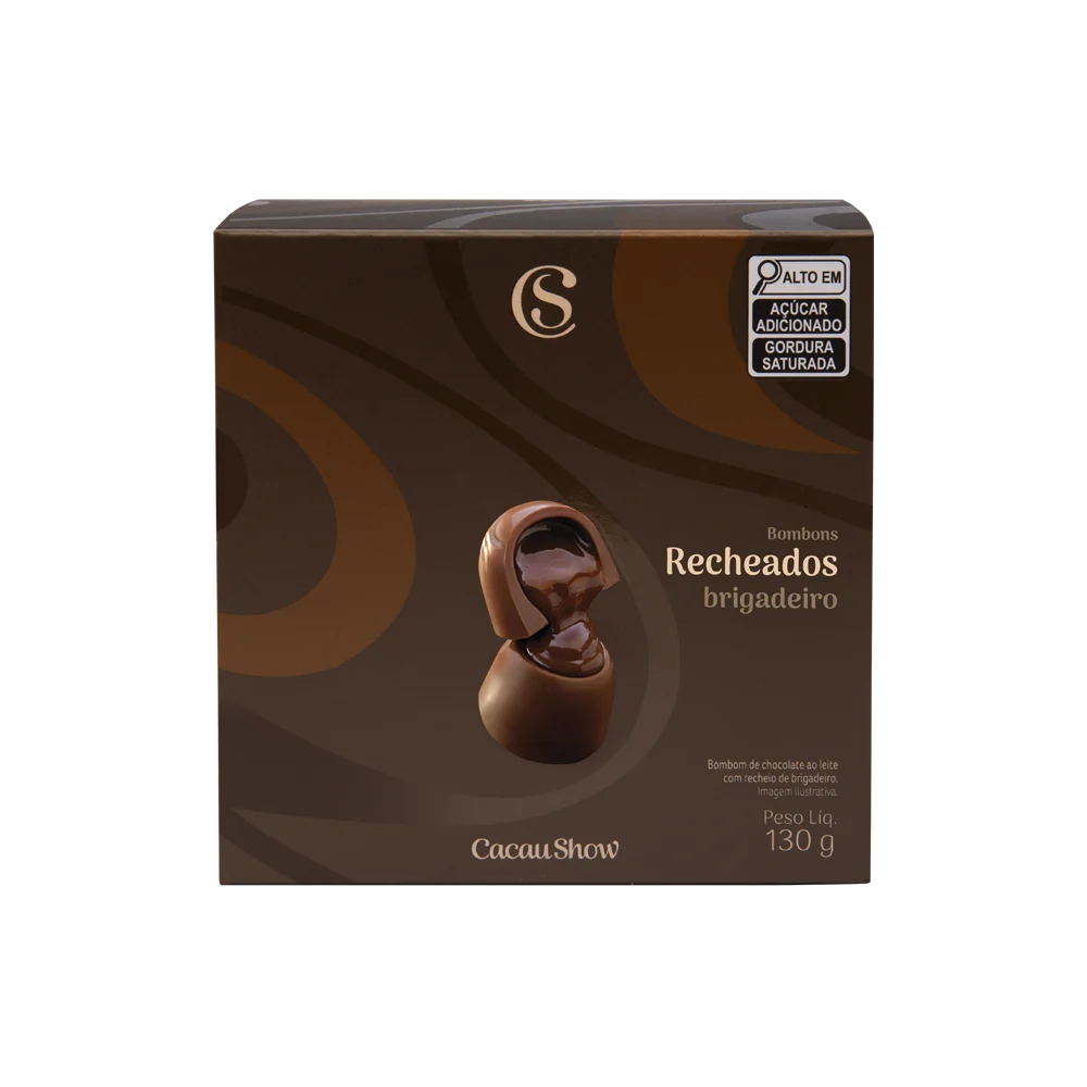 Cubo com Bombons de Chocolate ao Leite 130g, , large. image number 0