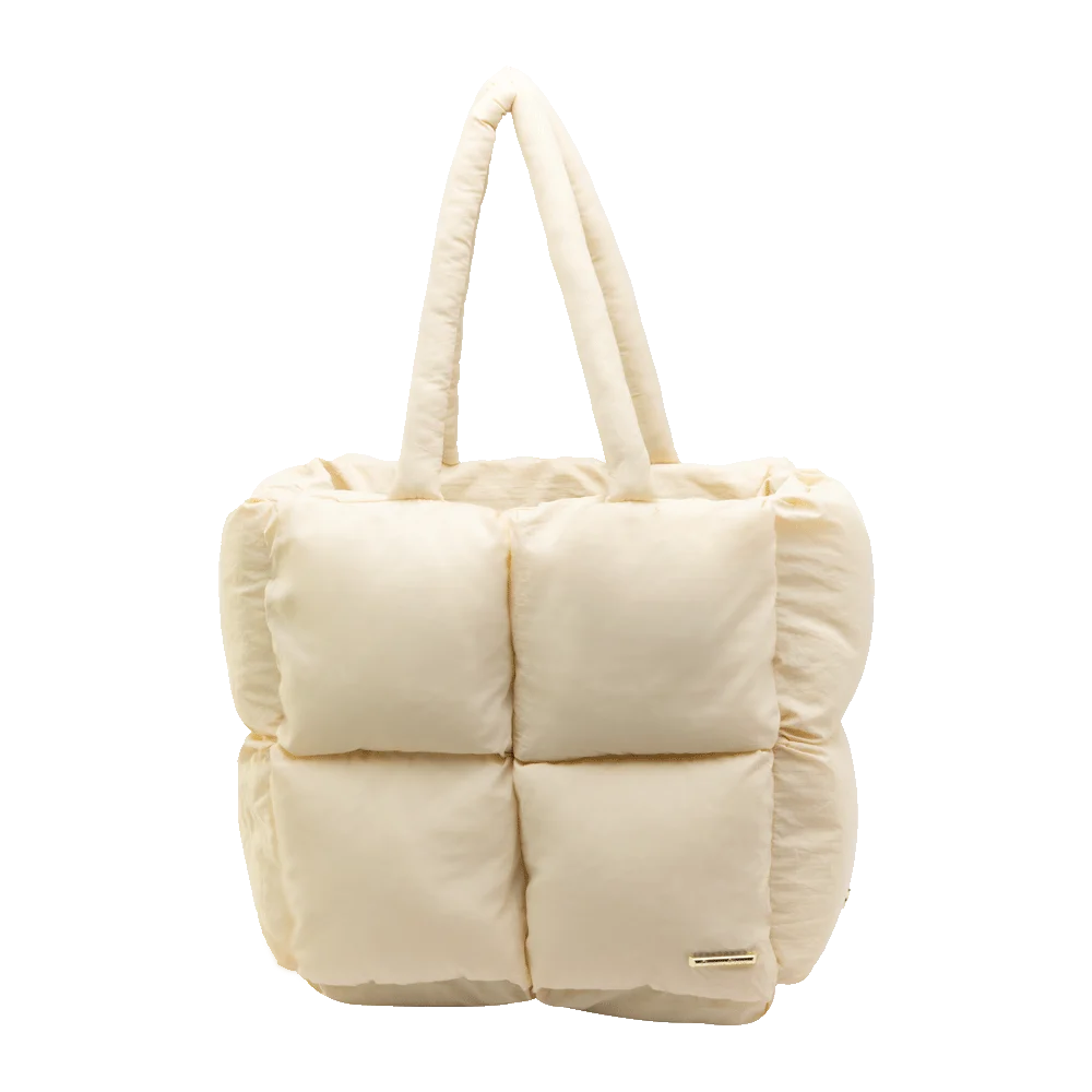 Bolsa Puffer Branca Cacau Show, , large. image number 0