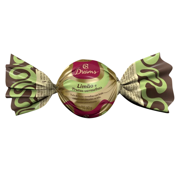 Trufa Dreams Sabor Lim&atilde;o e Frutas Vermelhas