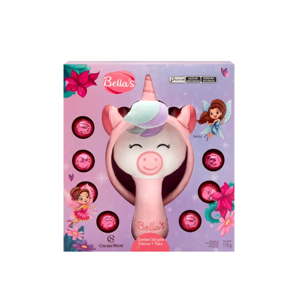 Kit Bella&rsquo;s Escova e Tiara com Bombons 115g