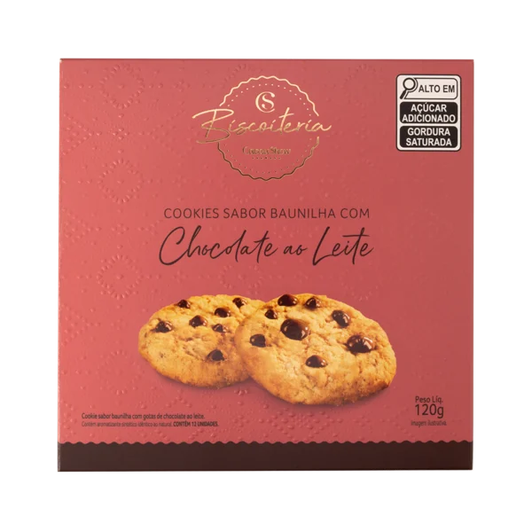 Cookies com Gotas ao Leite 120g