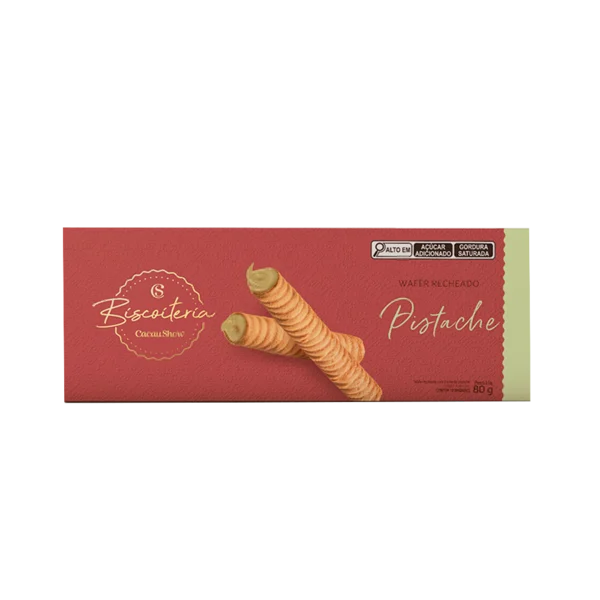 Wafer Biscoiteria Pistache 80g