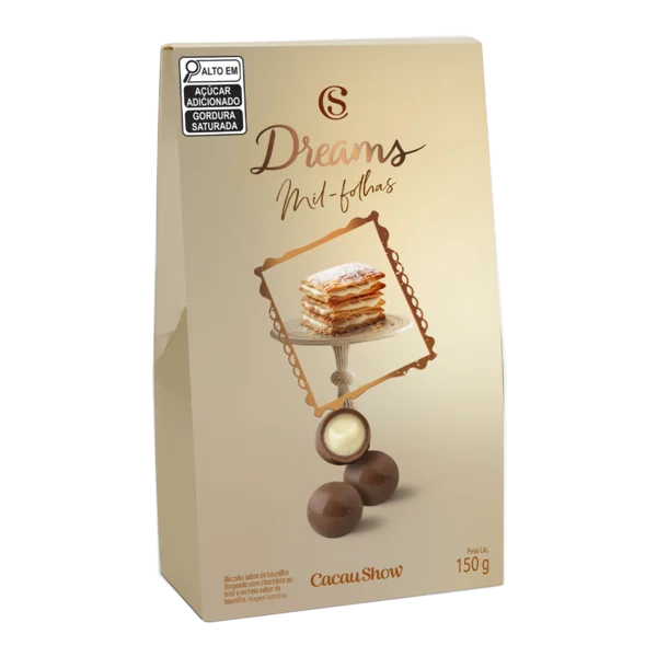 Drageado Dreams Mil-Folhas 150g