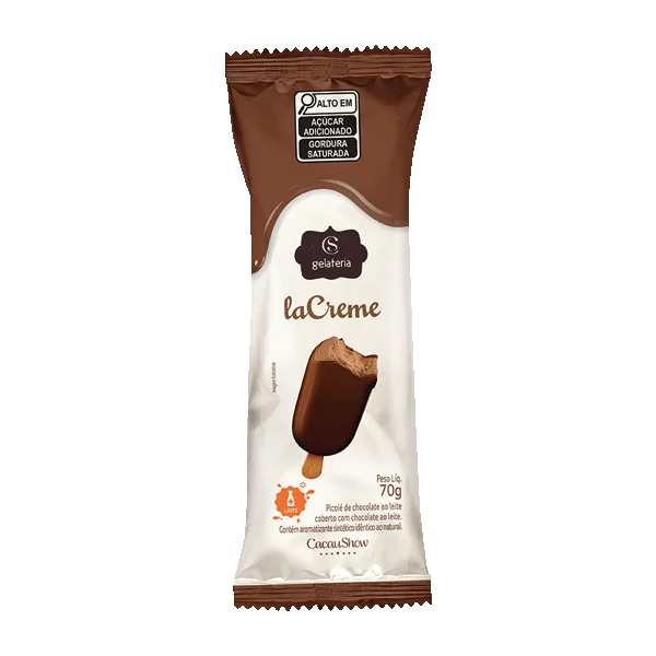 Sorvete laCreme ao Leite 70g