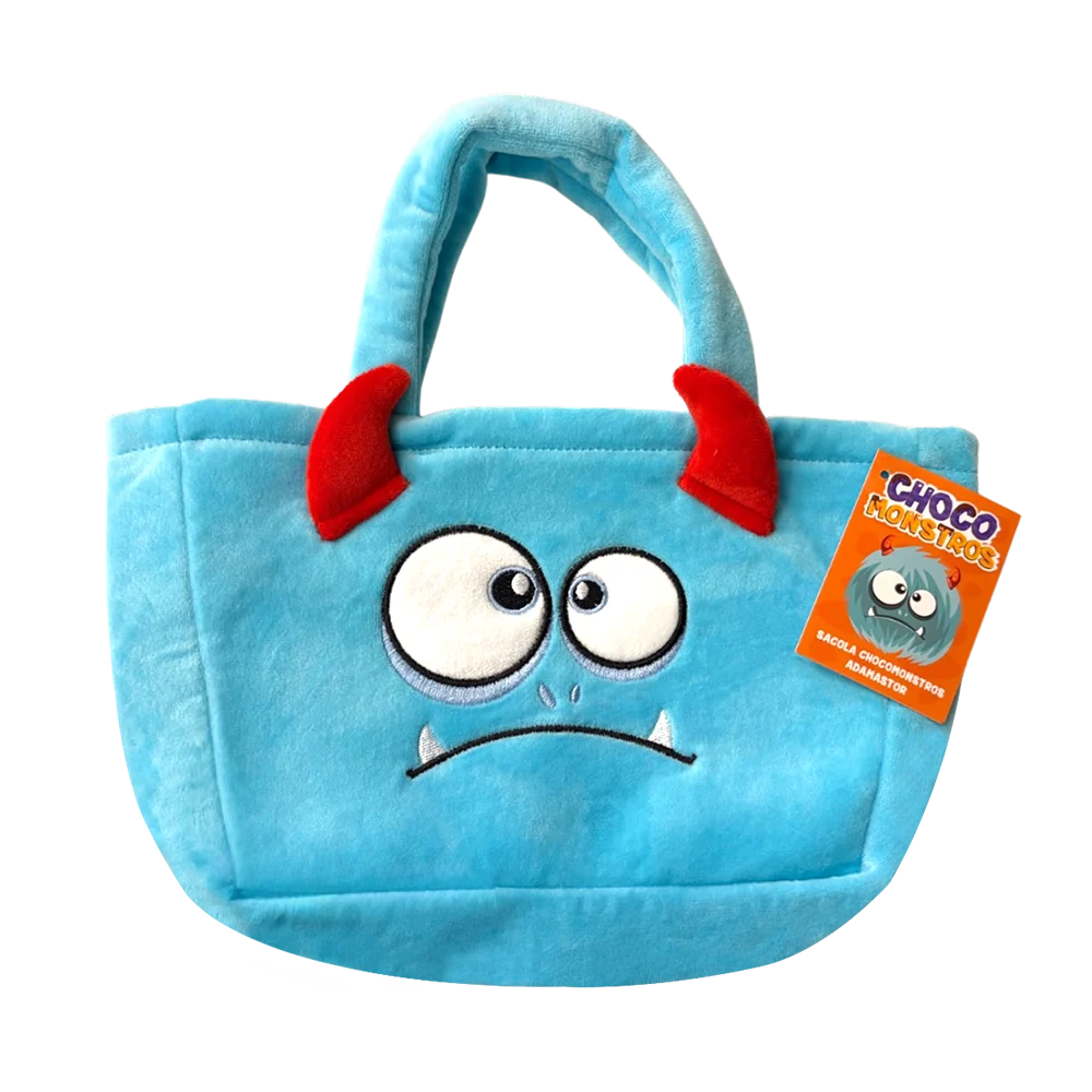 Bolsa de Veludo Adamastor Chocomonstros, , large. image number 0