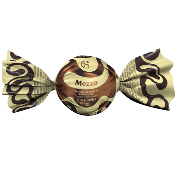 Trufa de Chocolate ao Leite e Branco Mezzo 30g