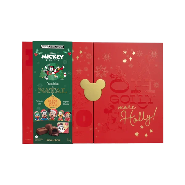 Calend&aacute;rio do Advento Mickey e Minnie com Miniatura Surpresa 188g