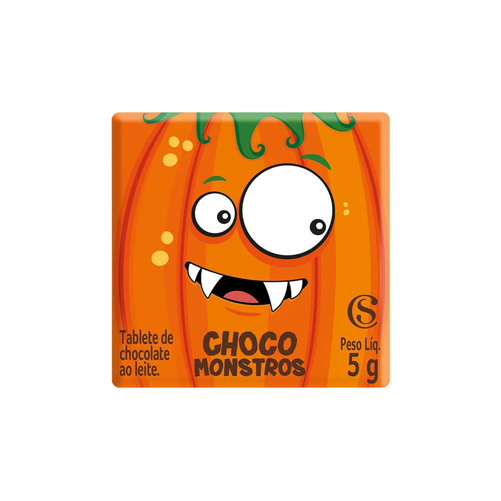 Tablete Halloween dos Chocomonstros Surpresa 5g, , large. image number 3