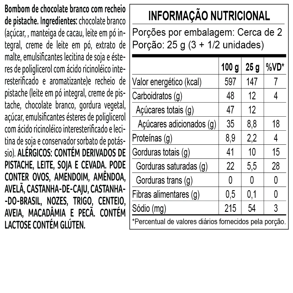 Caixa de Bombons laCreme Mini Show Pistache 108g, , large. image number 2