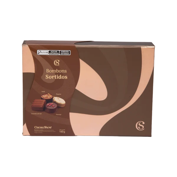 Caixa de Bombons Sortidos Cacau Show M 160g