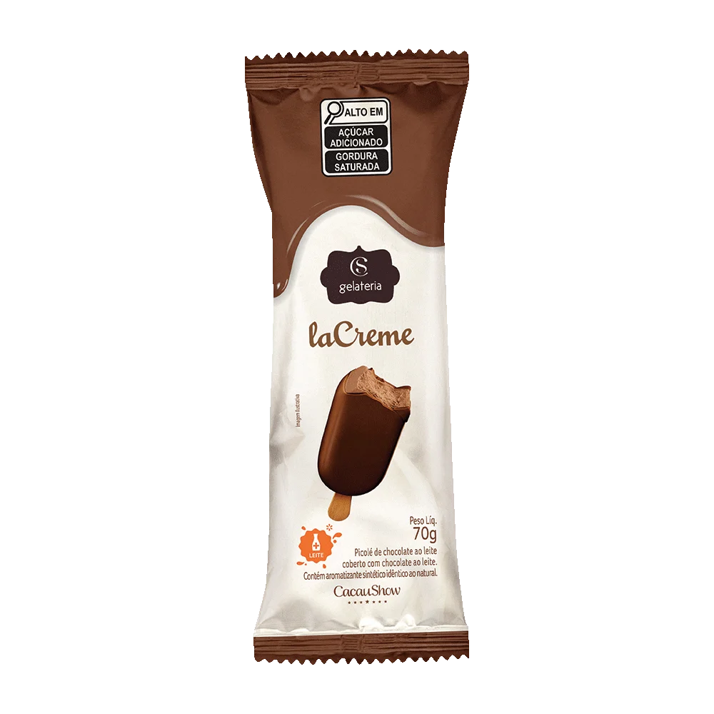 Sorvete laCreme ao Leite 70g, , large. image number 0